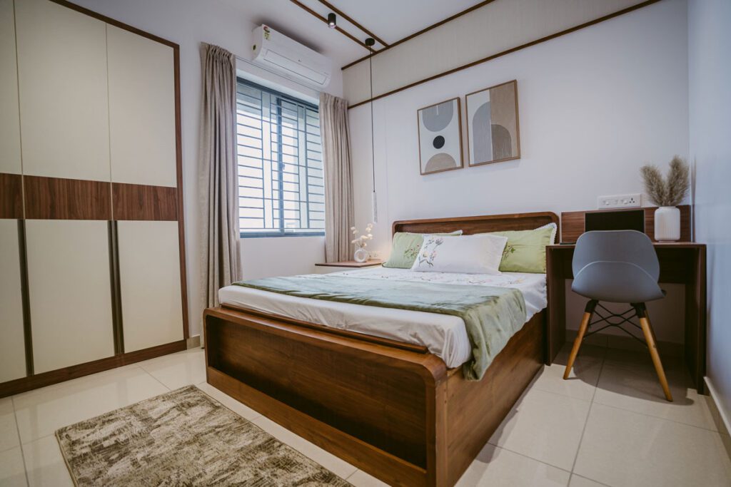 Bedroom interior design by lykke architecture studio